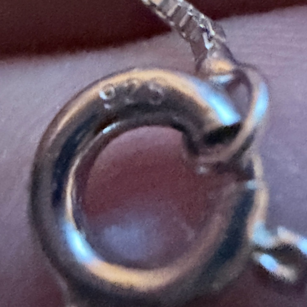 Two Elegant 925 Sterling Silver Box Chain Necklace - Picture 13 of 15